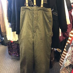 Extra Stark insulated work pants with suspenders